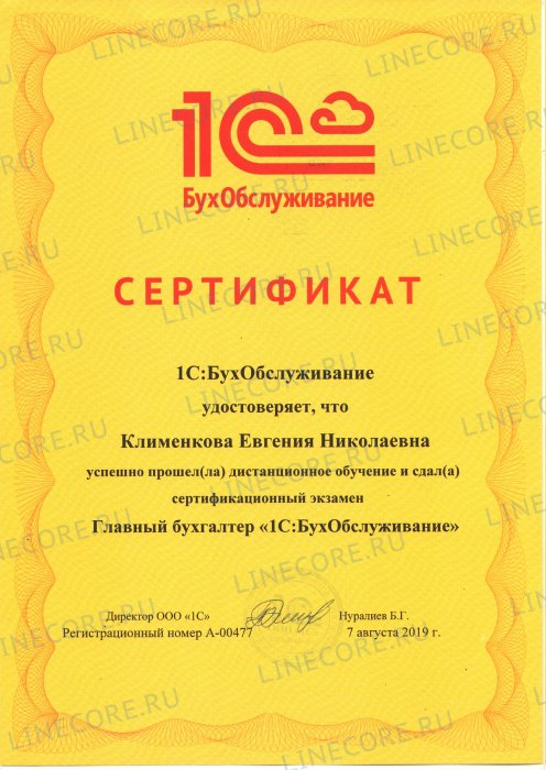1С:Бухобслуживание. Главный бухгалтер