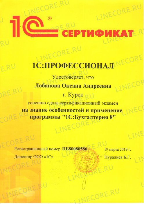 1С:Профессионал. Бухгалтерия 8
