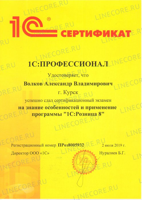 1С:Профессионал. Розница 8